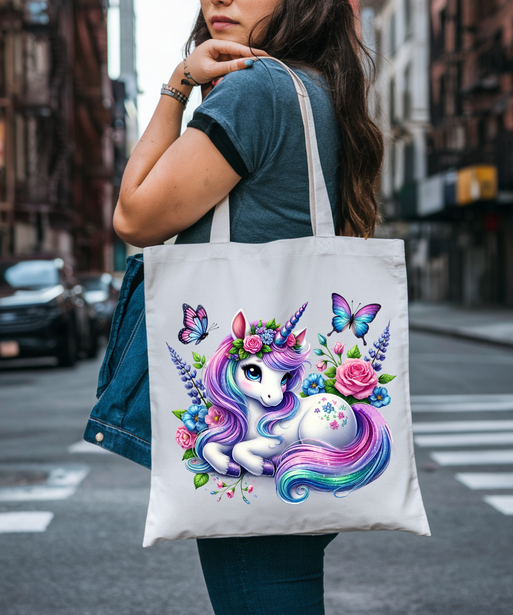 Baby Unicorn PNG, Magical Unicorn Graphic, Cute Unicorn Clipart, Rainbow Unicorn Clipart, Flowers Unicorn Clipart, Baby Unicorn Graphic, Digital Download - Image 2