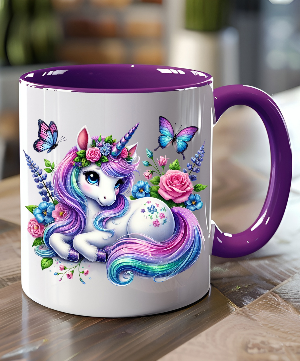 Baby Unicorn PNG, Magical Unicorn Graphic, Cute Unicorn Clipart, Rainbow Unicorn Clipart, Flowers Unicorn Clipart, Baby Unicorn Graphic, Digital Download - Image 4