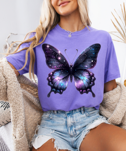 Black Butterfly PNG, Black and Purple Butterfly Graphic, Magic Butterfly Clipart, Fantasy Butterfly Clipart, Colorful Watercolor Butterfly Clipart, Black Butterfly Graphic, Digital Download