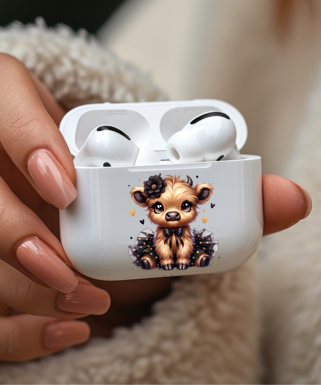 Cute Highland Cow PNG, Happy Highland Cow Graphic, Cute Highland Cow Valentines Day Clipart, Cute Baby Highland Cow Clipart, Highland Cow with Heart Clipart, Cute Highland Cow Graphic, Digital Download - Image 5