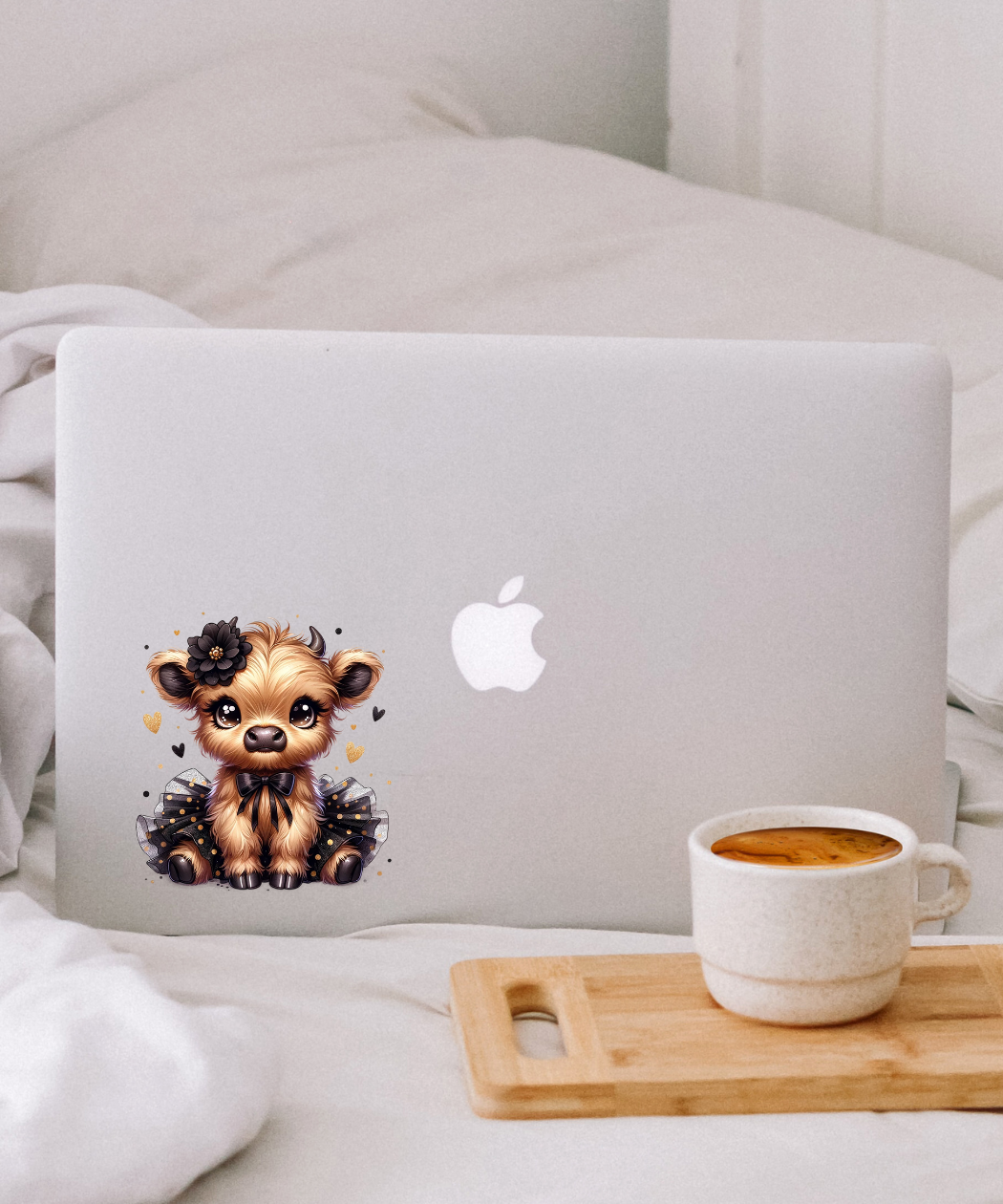 Cute Highland Cow PNG, Happy Highland Cow Graphic, Cute Highland Cow Valentines Day Clipart, Cute Baby Highland Cow Clipart, Highland Cow with Heart Clipart, Cute Highland Cow Graphic, Digital Download - Image 7