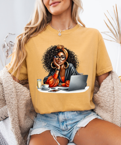 Black Girl PNG, Fashionable Girl Graphic, Afro Girl Clipart,  Girl Boss Clipart, Modern Girl Clipart, Black Girl Graphic, Digital Download