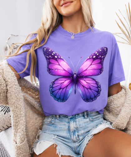 Purple Butterfly with Polka Dots PNG, Blue Purple Butterfly Graphic, Fantasy Butterfly Clipart, Lilac Rainbow Butterfly Clipart, Colorful Watercolor Butterfly Clipart, Purple Butterfly with Polka Dots Graphic, Digital Download